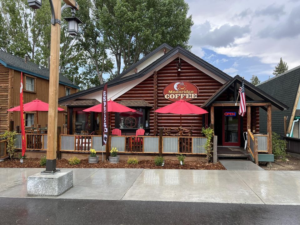 The Moonridge Coffee Shop In Big Bear CAlifornia.